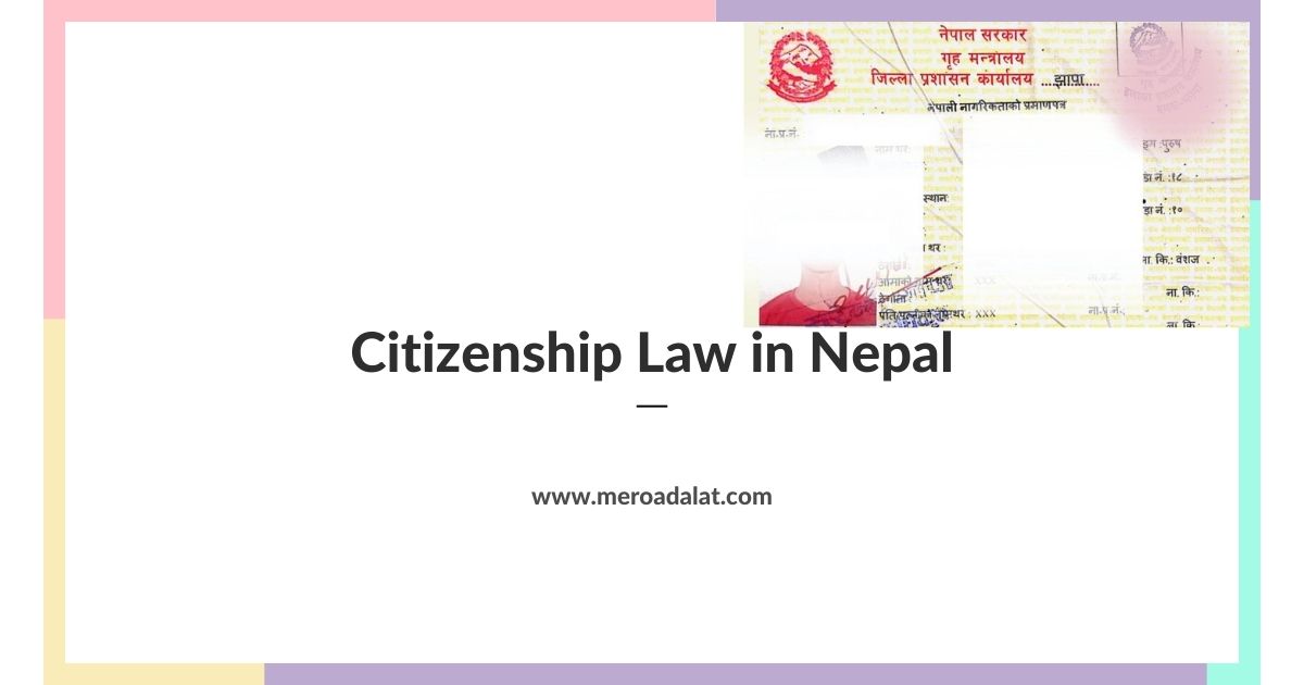Citizenship Law in Nepal