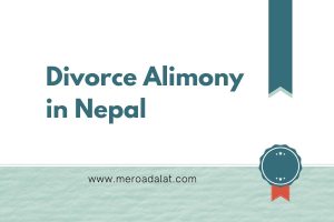 Divorce Alimony in Nepal